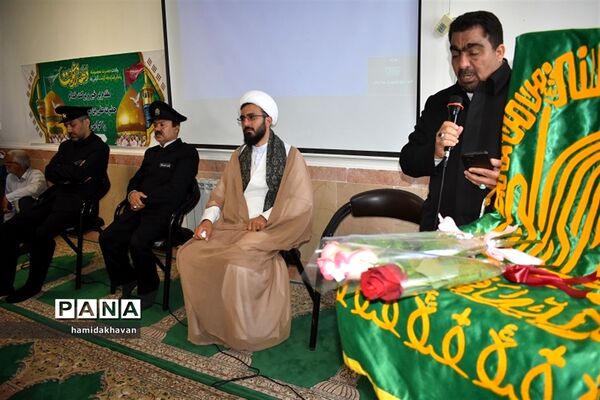 حضور خدام حرم رضوی درهنرستان کارو دانش الزهرای بهاباد