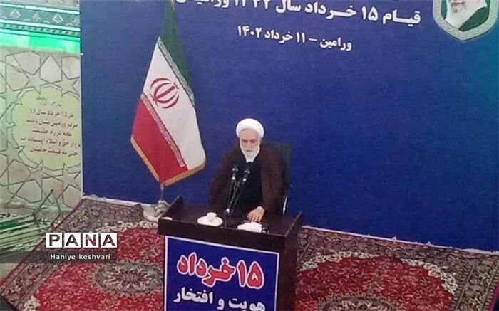قیام 15 خرداد مردم ورامین، قیامی مردمی در دفاع از مرجعیت و ولایت بود
