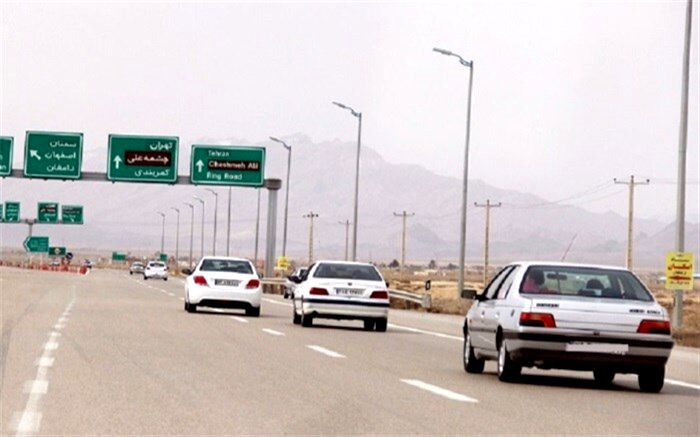 ترافیک سنگین در آزاد راه کرج-قزوین