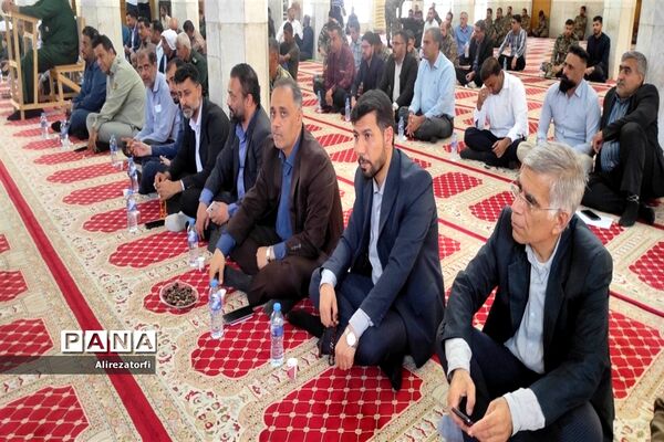 مراسم ارتحال حضرت امام خمینی (ره)در دشت آزادگان