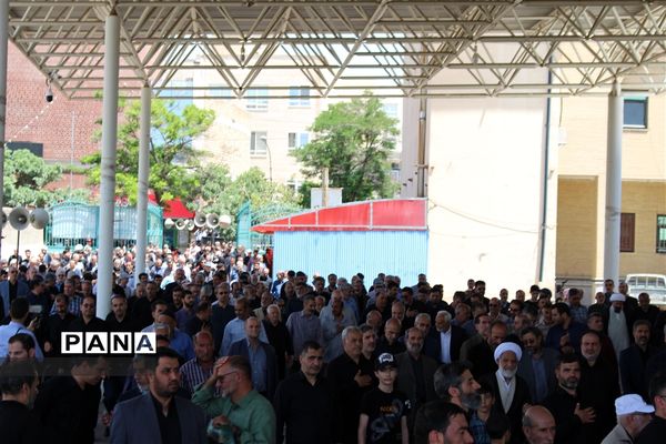 تجدید میثاق دانش‌آموزان و اعضای هیات محبان اهل بیت با آرمان‌های امام خمینی(ره)