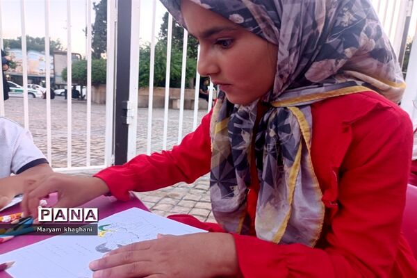 بر‌پایی موکب دختران مکتب روح‌الله در شیراز