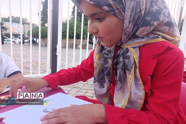 بر‌پایی موکب دختران مکتب روح‌الله در شیراز