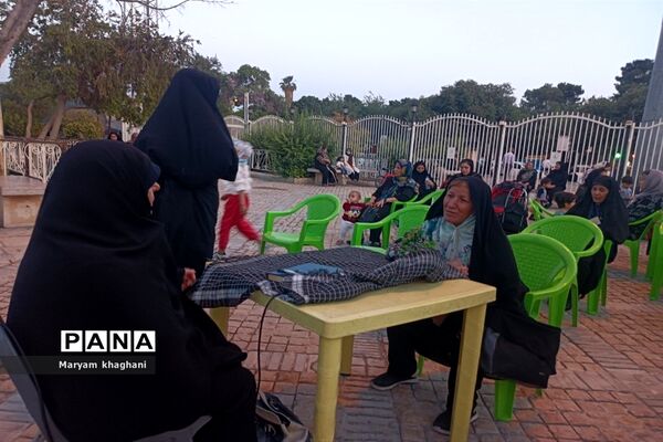 بر‌پایی موکب دختران مکتب روح‌الله در شیراز