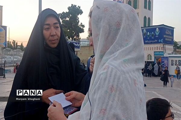 بر‌پایی موکب دختران مکتب روح‌الله در شیراز