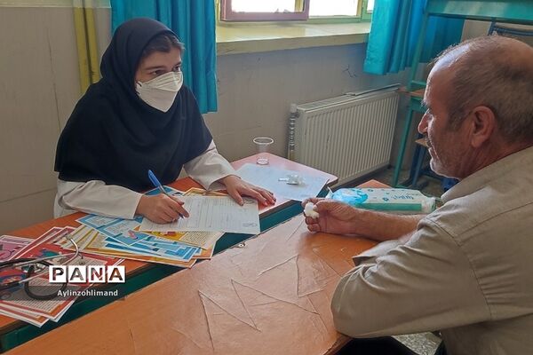 اردوی جهادی پزشکی،فرهنگی در روستای انجم آباد