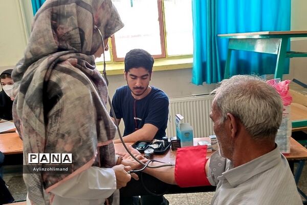 اردوی جهادی پزشکی،فرهنگی در روستای انجم آباد