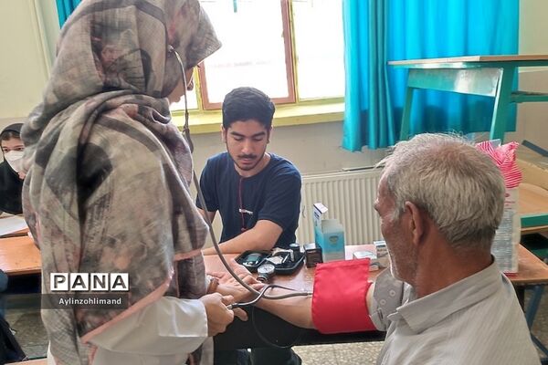 اردوی جهادی پزشکی،فرهنگی در روستای انجم آباد