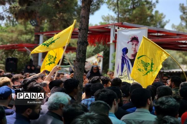 تشییع پیکر شهید محمد جعفری گنجی