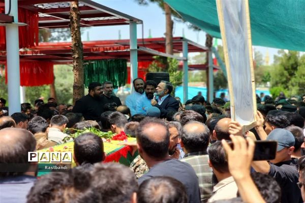 تشییع پیکر شهید محمد جعفری گنجی