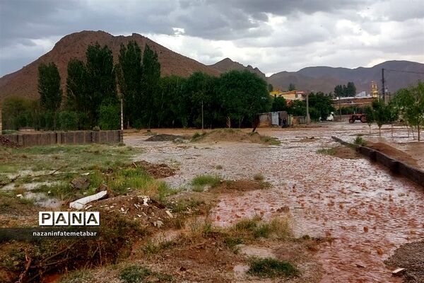 وقوع شدید سیل در برخی از روستاهای شهرستان فیروزکوه