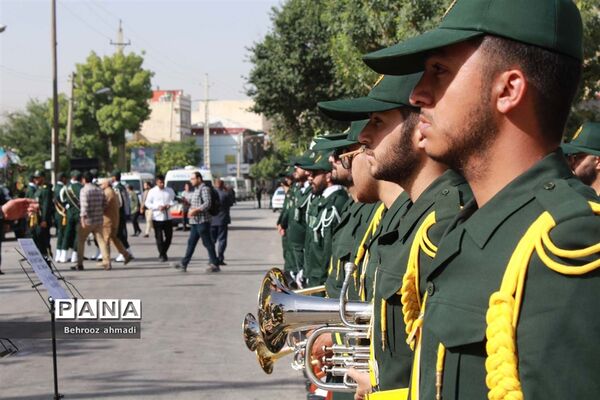 آیین تشییع شهید مدافع امنیت «سجاد امیری» در کرمانشاه