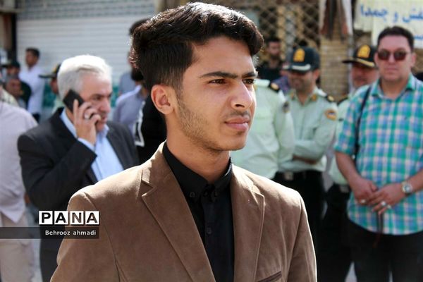 آیین تشییع شهید مدافع امنیت «سجاد امیری» در کرمانشاه