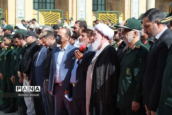 آیین تشییع شهید مدافع امنیت «سجاد امیری» در کرمانشاه