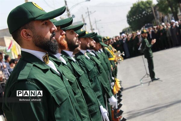 آیین تشییع شهید مدافع امنیت «سجاد امیری» در کرمانشاه