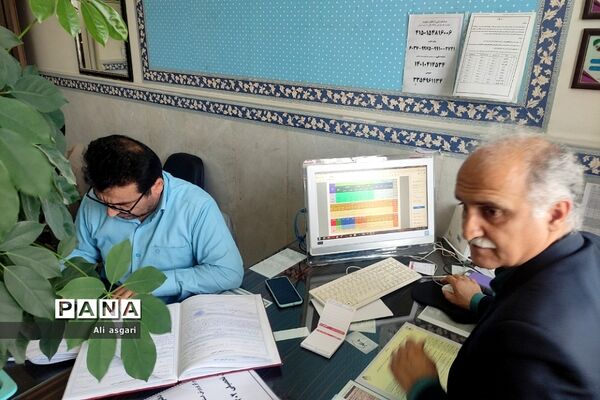 بازدید کارشناسان معاونت برنامه‌ریزی و مدیریت مدارس سازمان پرورش استعدادهای درخشان از دبیرستان دارالفنون شهریار