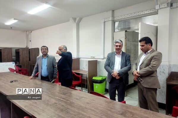 بازدید کارشناسان معاونت برنامه‌ریزی و مدیریت مدارس سازمان پرورش استعدادهای درخشان از دبیرستان دارالفنون شهریار