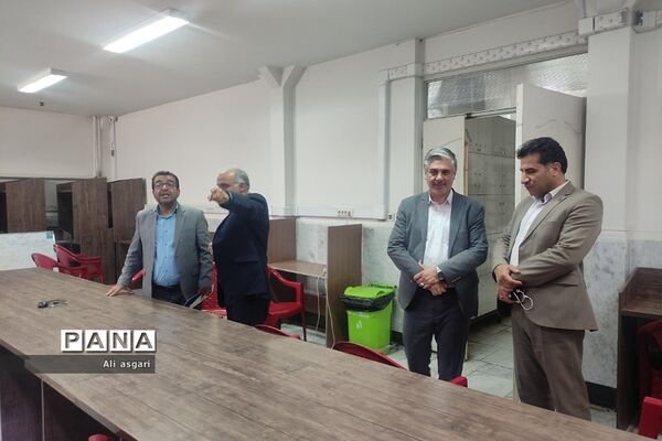بازدید کارشناسان معاونت برنامه‌ریزی و مدیریت مدارس سازمان پرورش استعدادهای درخشان از دبیرستان دارالفنون شهریار