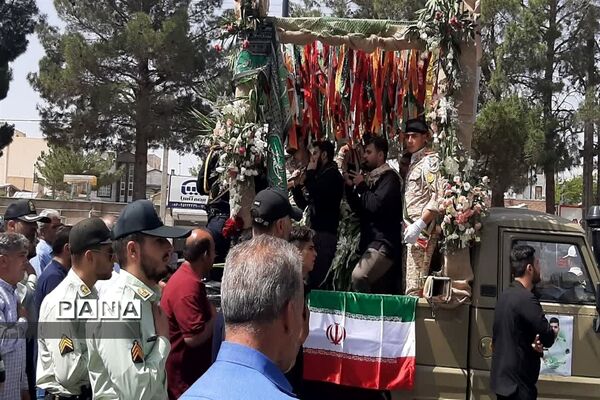 تشییع باشکوه پیکرشهید رسولی مهدوی‌پور