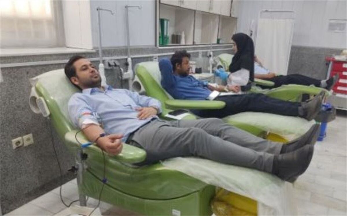 کارکنان آموزش و پرورش استان بوشهر خون اهدا کردند