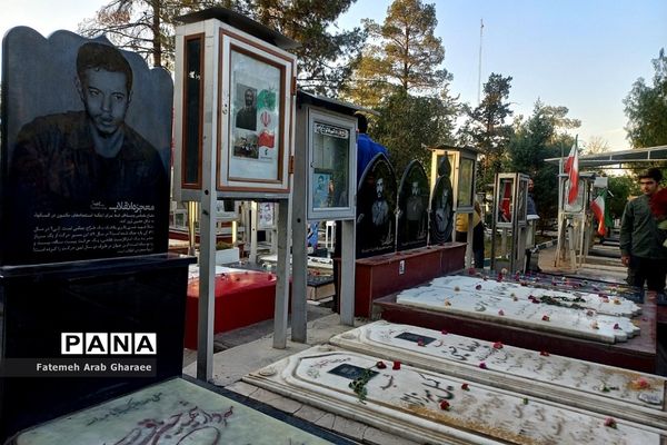 بهشت گردی دانش‌آموز خبرنگار پانا شهرستان‌پاکدشت