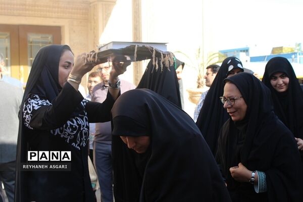 اعزام کاروان فرهنگیان شهرستان‌های تهران به مقصد مشهد مقدس جهت شرکت در رزمایش کشوری طرح «ولایت»