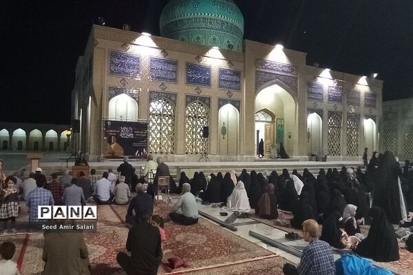 مراسم شهادت امام جواد(ع) در آرامگاه شهید‌مدرس کاشمر