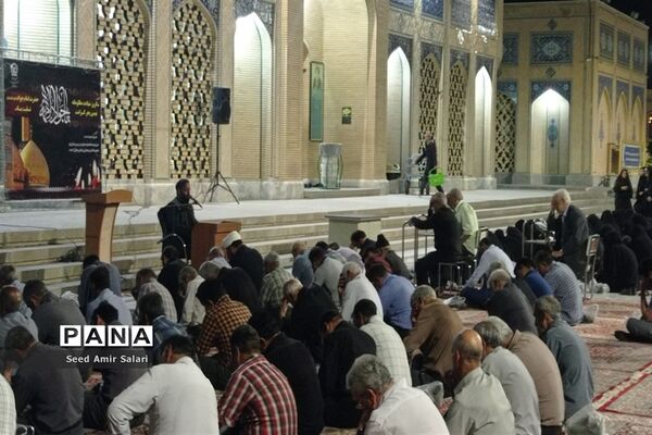 مراسم شهادت امام جواد(ع) در آرامگاه شهید‌مدرس کاشمر