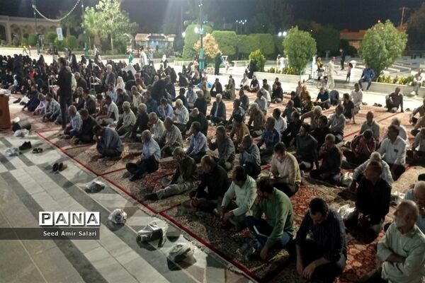 مراسم شهادت امام جواد(ع) در آرامگاه شهید‌مدرس کاشمر