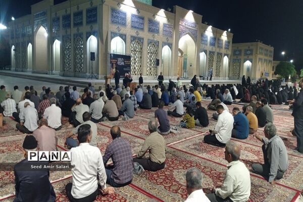 مراسم شهادت امام جواد(ع) در آرامگاه شهید‌مدرس کاشمر