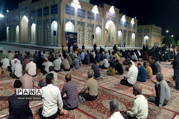 مراسم شهادت امام جواد(ع) در آرامگاه شهید‌مدرس کاشمر