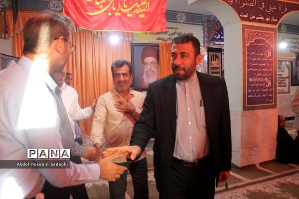 برگزای مراسم زیارت عاشورا در اداره‌کل آموزش و پرورش استان بوشهر