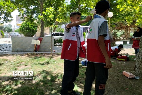 برگزاری کلاس‌های آموزشی هلال احمر در صفادشت