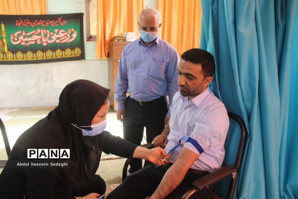 غربالگری دیابت و کلسترول خون  در اداره کل آموزش و پرورش استان بوشهر
