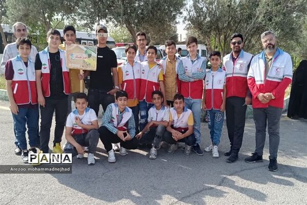 حضور اعضای کانون‌ دانش‌آموزی شهرستان قرچک در یازدهمین دوره المپیاد آماده دادرس