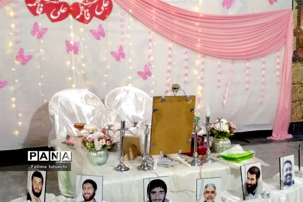 پیوند آسمانی در جوار شهدای گمنام شیراز به مناسبت سالگرد ازدواج حضرت علی(ع) وحضرت فاطمه(س)