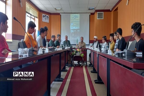بدرقه اولین گروه جهادی هجرت ۳ بسیج دانش‌آموزی کاشمر