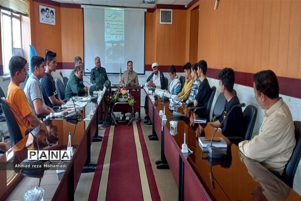 بدرقه اولین گروه جهادی هجرت ۳ بسیج دانش‌آموزی کاشمر