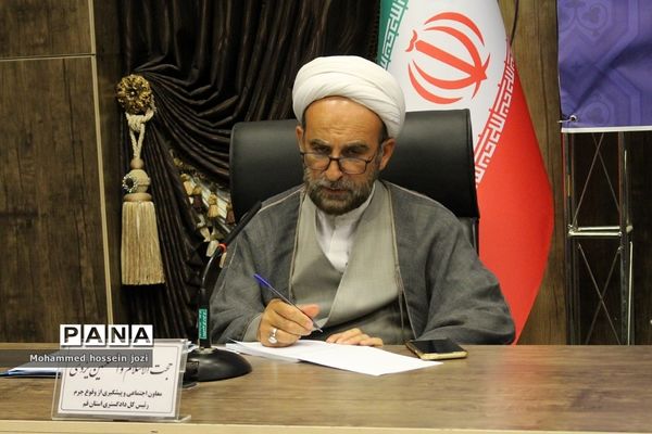 نشست خبری رئیس کل دادگستری و مسئولان قضایی استان قم