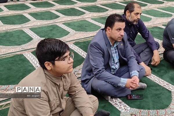 مراسم شبی با شهدا در حاشیه برگزاری مسابقات ورزشی قطب شش سمپاد