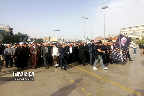 مراسم تشییع پیکر مرحوم حجت الاسلام «آشتیانی» در قم