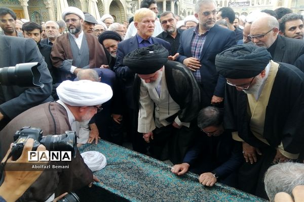 مراسم تشییع پیکر مرحوم حجت الاسلام «آشتیانی» در قم