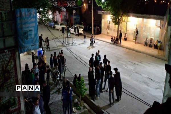 برگزاری مراسم شاه حسین در شهرستان بن