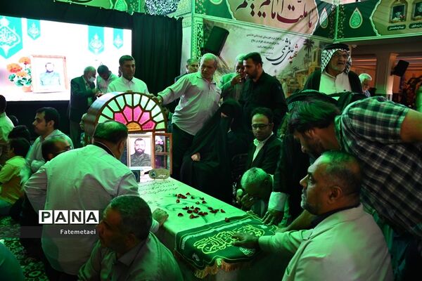 مراسم گرامیداشت سالگرد سردار سرلشکر علی هاشمی و یاران شهیدش در اهواز