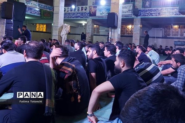 مراسم شام شهادت امام محمدباقر(علیهالسلام) درگلزارشهدای شیراز