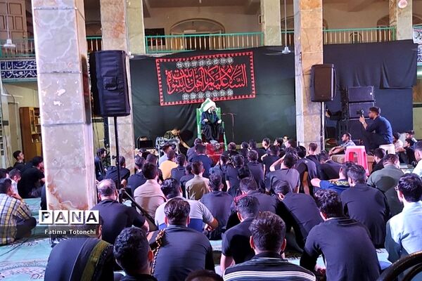مراسم شام شهادت امام محمدباقر(علیهالسلام) درگلزارشهدای شیراز