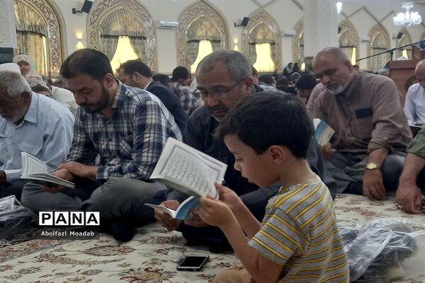 مراسم شام شهادت امام محمدباقر(علیهالسلام) درگلزارشهدای شیراز