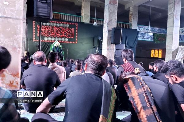مراسم شام شهادت امام محمدباقر(علیهالسلام) درگلزارشهدای شیراز