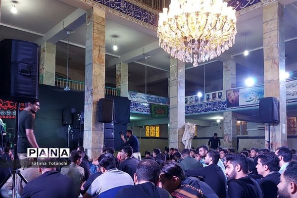 مراسم شام شهادت امام محمدباقر(علیهالسلام) درگلزارشهدای شیراز