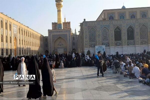 مراسم پر فیض دعای عرفه در حرم  مطهر رضوی
